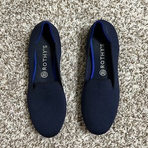 Navy Blue Rothy’s loafers